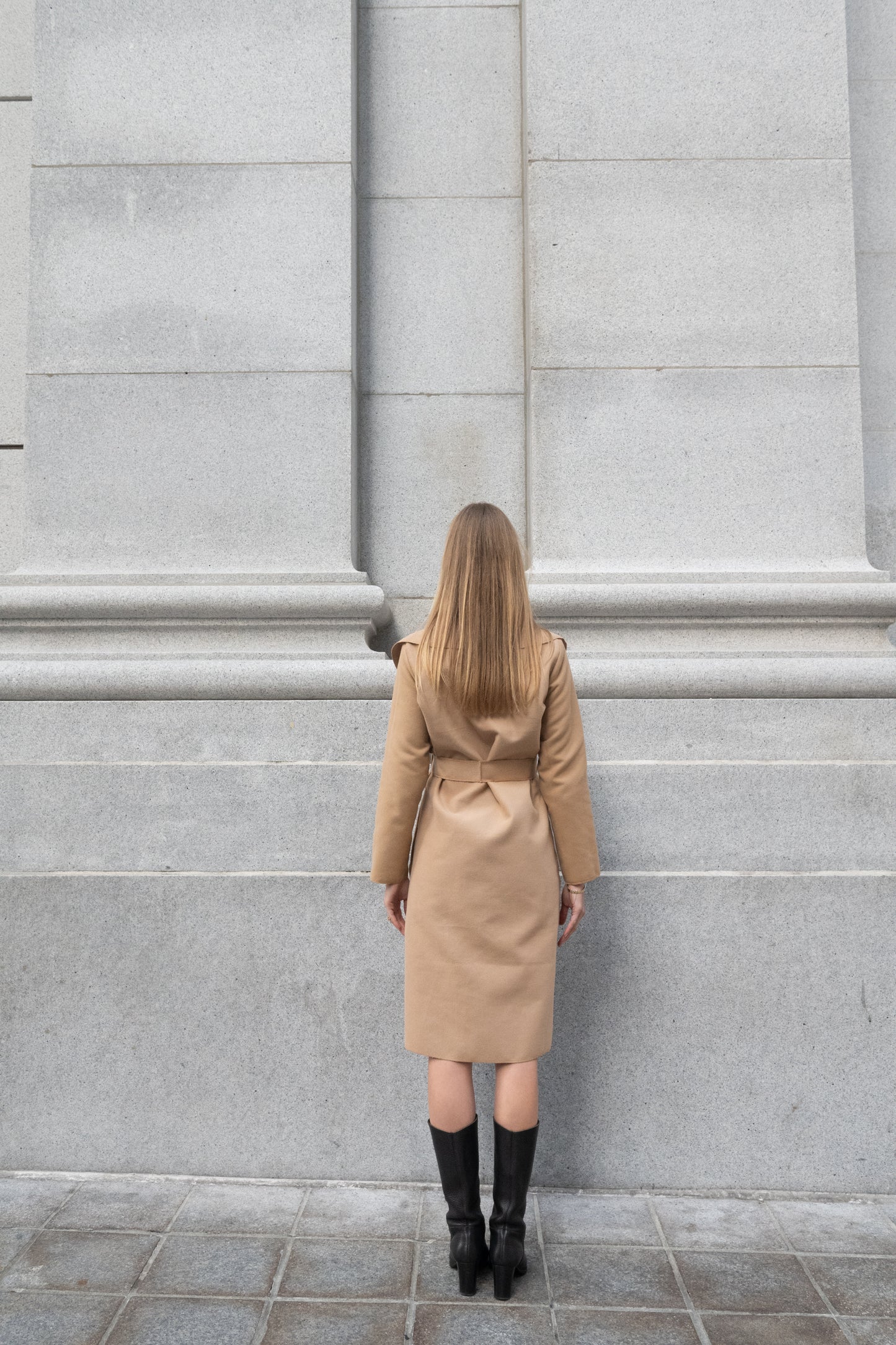 The Wrap Coat in Camel