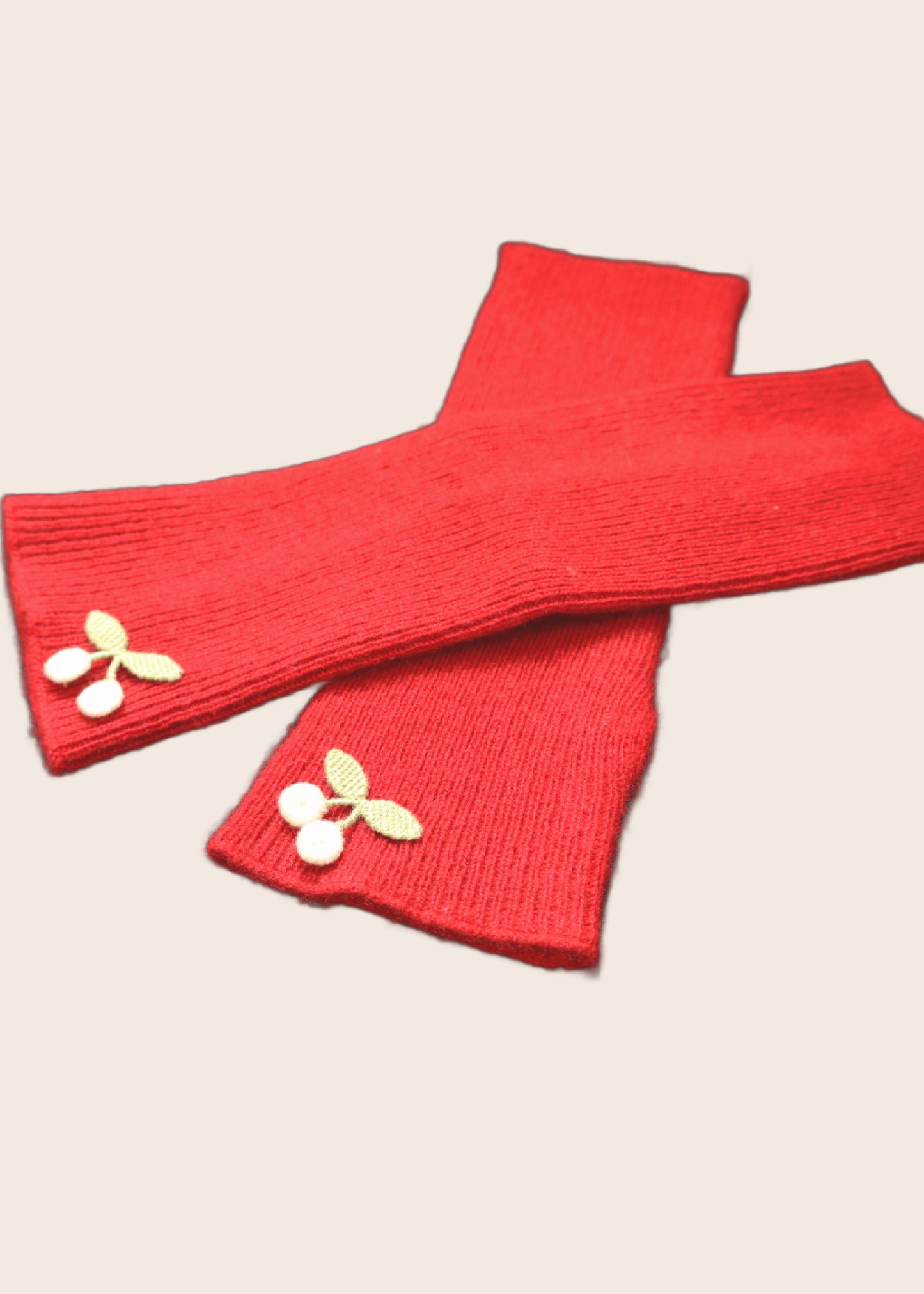 The Cherry Cashmere Gloves in Vino (Limited Edition)